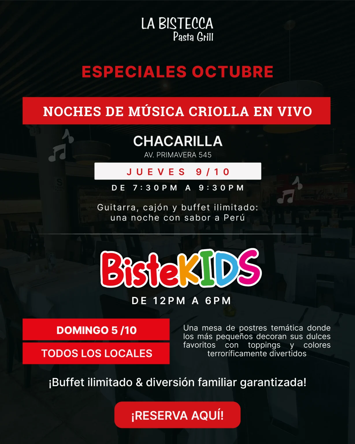 Especiales de Octubre